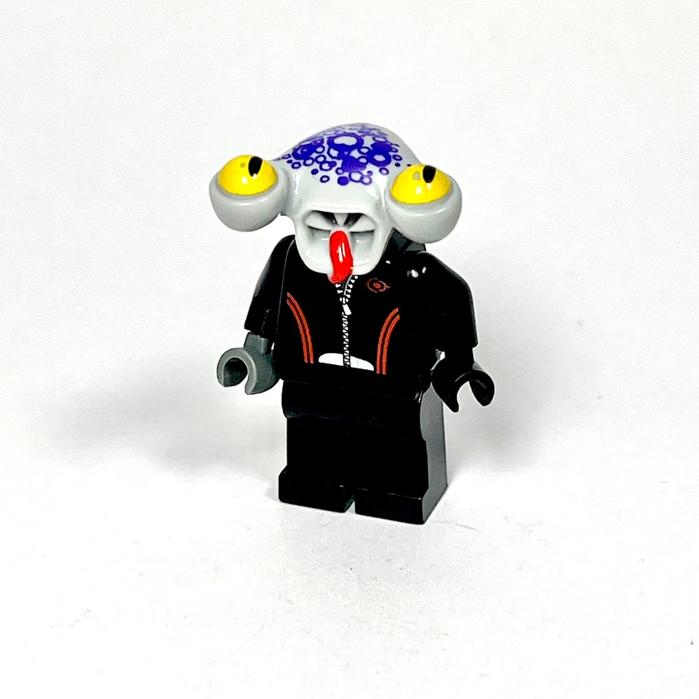 LEGO Space Police 3 Squidman Alien Minifigure sp097 Red Tongue Leather Jacket